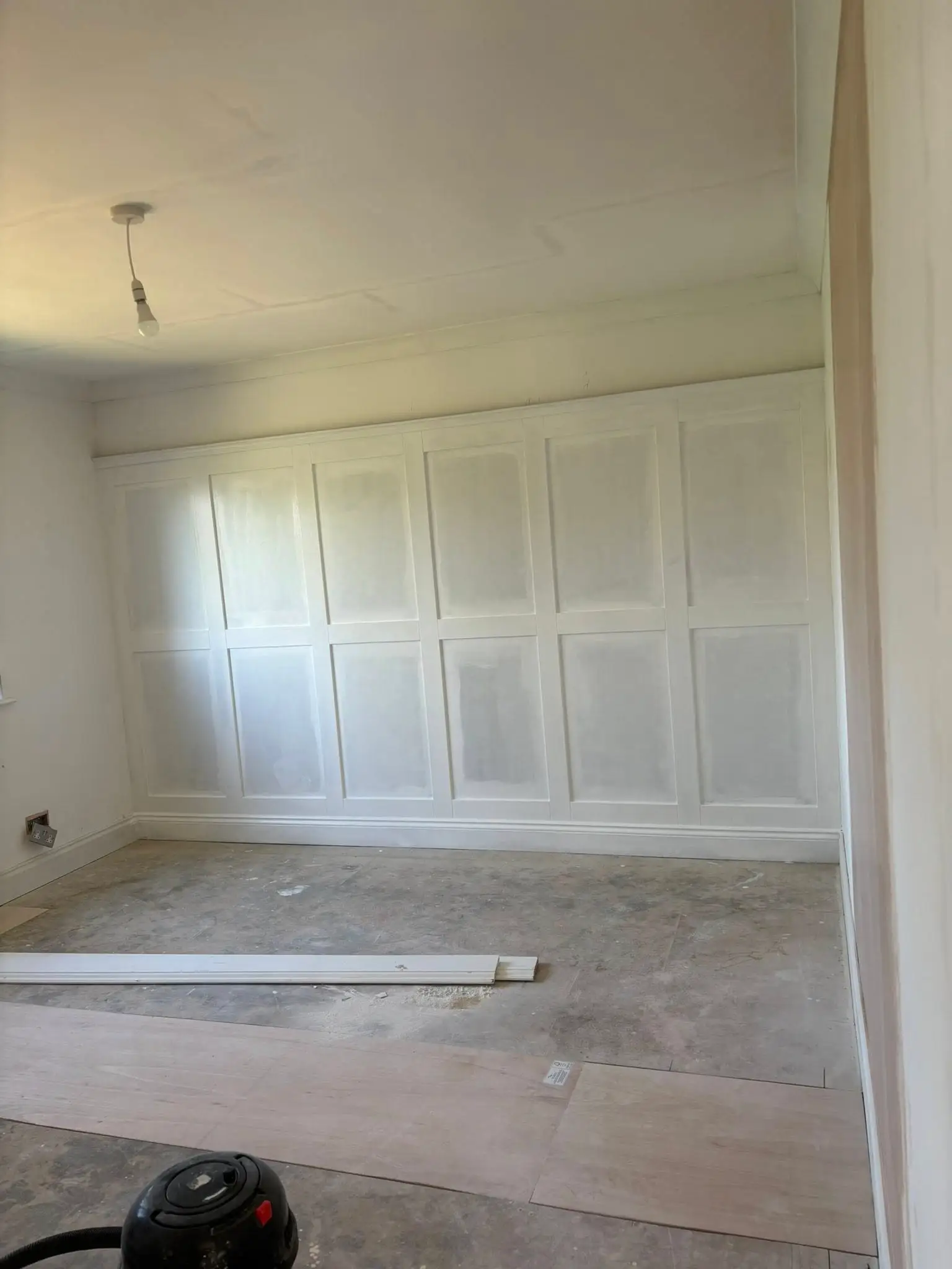 During — feature wall panelling