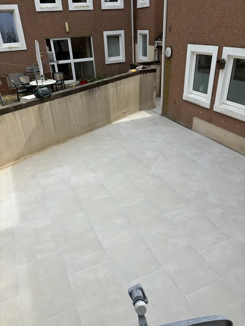 Grouville Courtyard Tiling