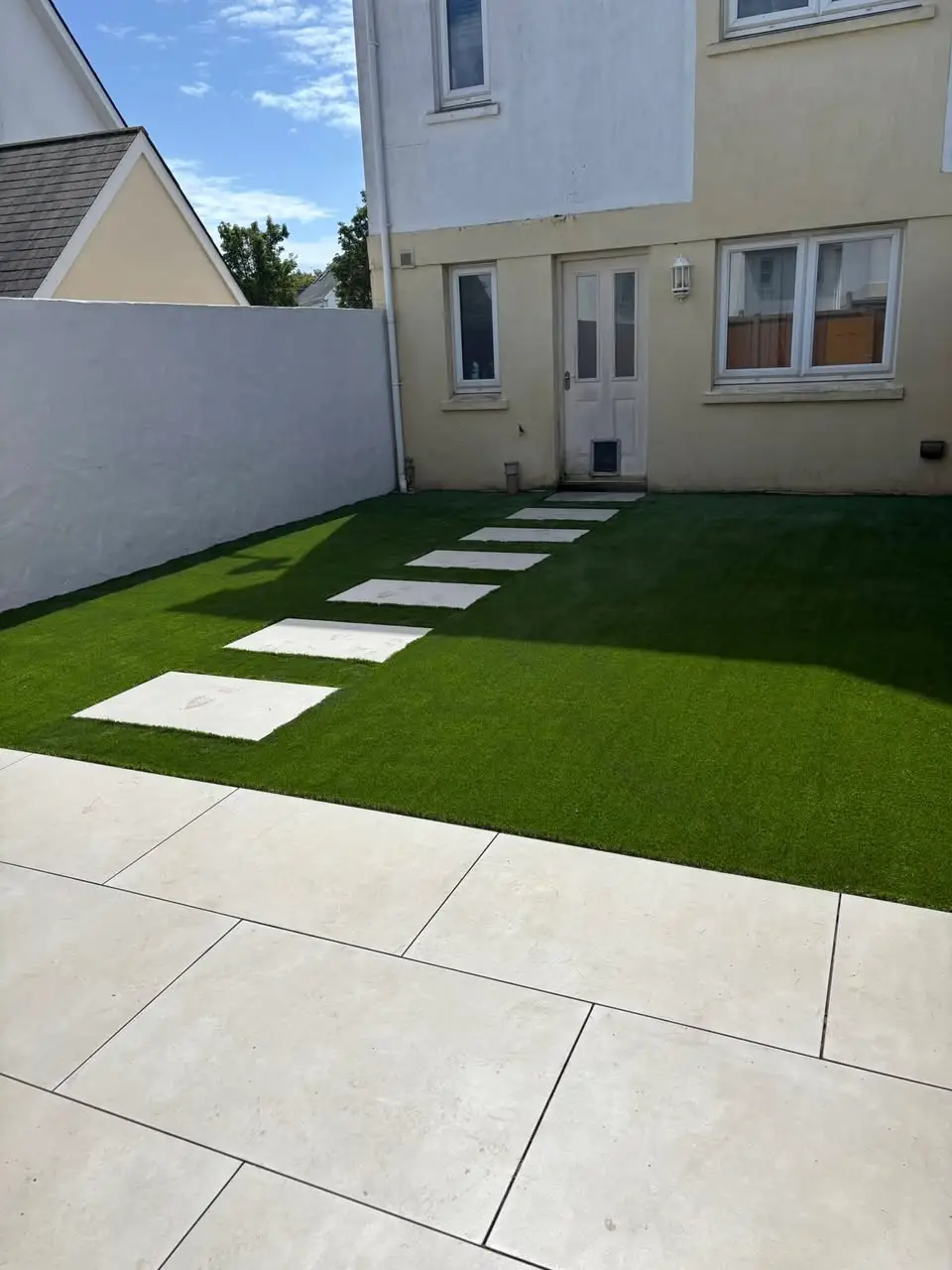 Lawn down — handover
