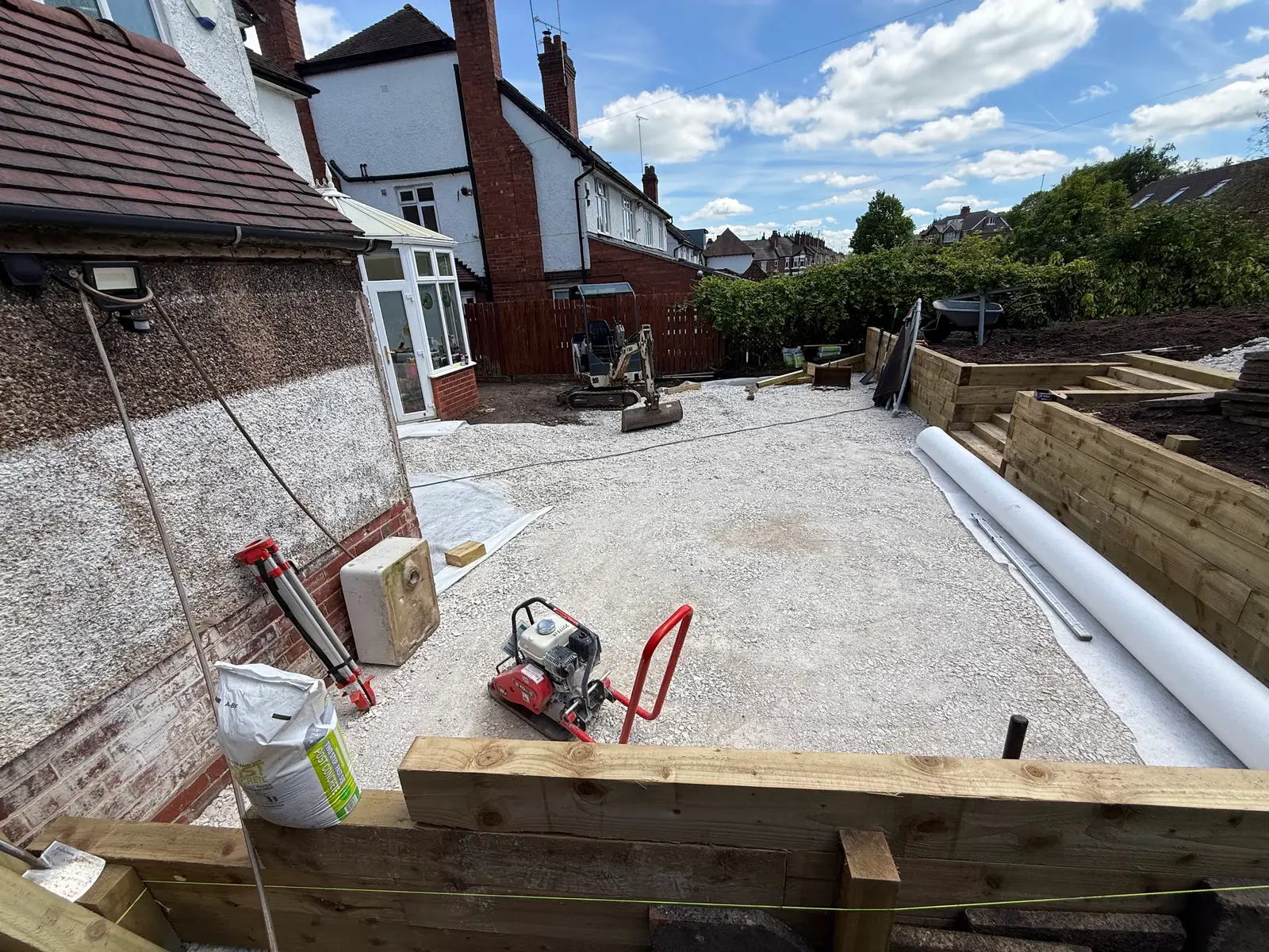 Big prep week complete — back garden ready